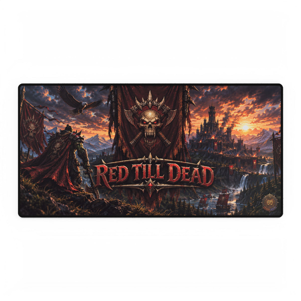 Red Till Dead – Desk Mat