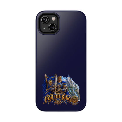 Phone Case — 'For The King' Banner Heavy-Duty Impact-Resistant Phone Case