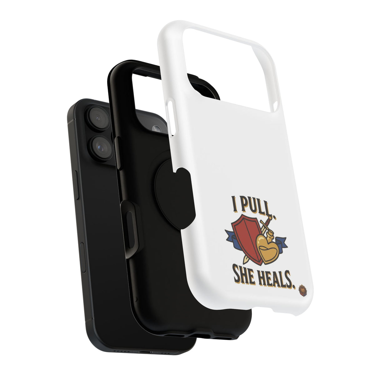 Phone Case — 'I Pull. She Heals.' Heavy-Duty Impact-Resistant Phone Case