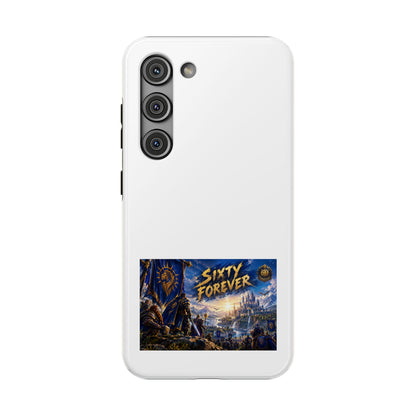 Sixty Forever – Blue Banner – Phone Case