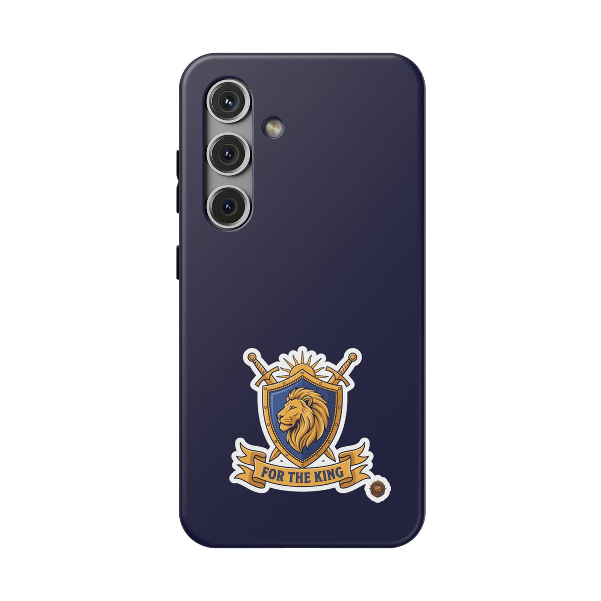 Phone Case — 'For The King Crest' Heavy-Duty Impact-Resistant Phone Case