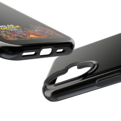 Phone Case — 'Level 60 Forever Campfire' Heavy-Duty Impact-Resistant Phone Case