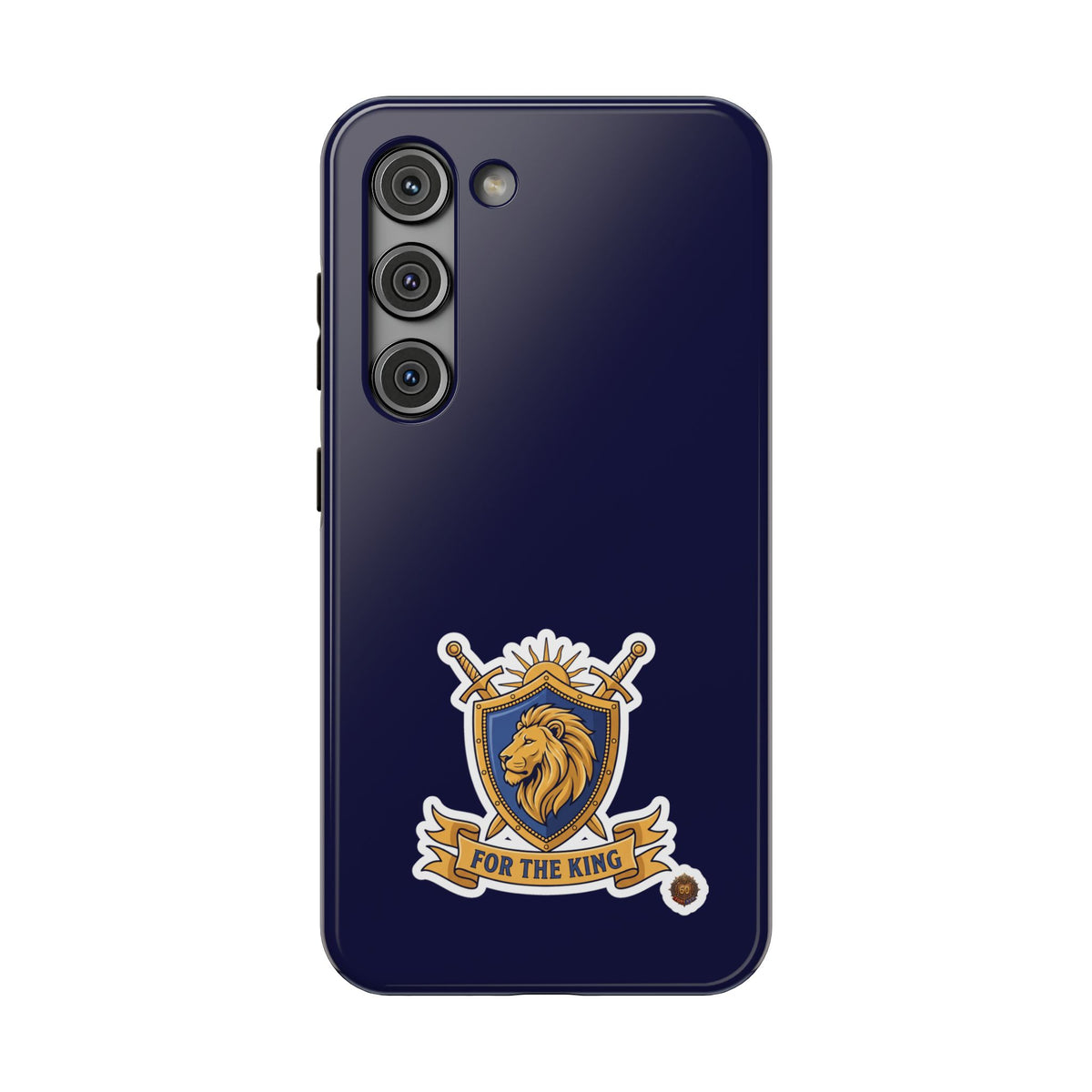 Phone Case — 'For The King Crest' Heavy-Duty Impact-Resistant Phone Case