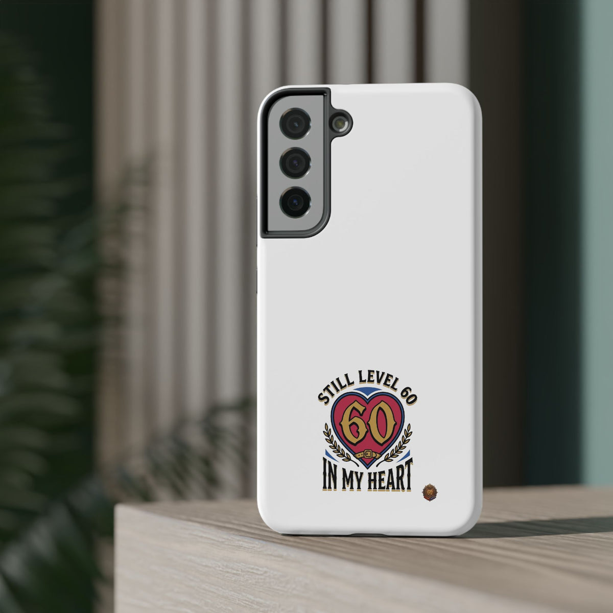 Phone Case — 'Still Level 60 In My Heart' Heavy-Duty Impact-Resistant Phone Case